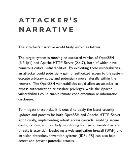 Detailed security analysis and attack scenario visualization